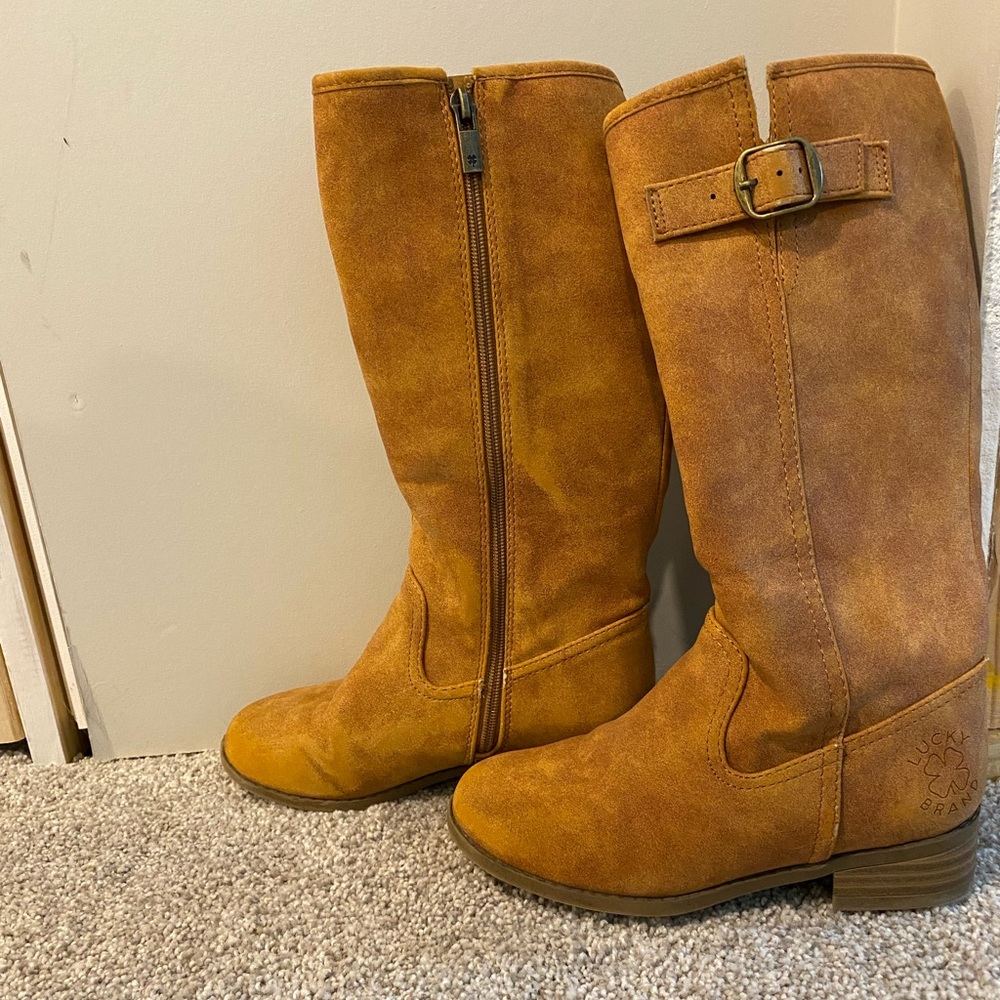 Size 12 Girl Lucky Brand Tall Riding Boots